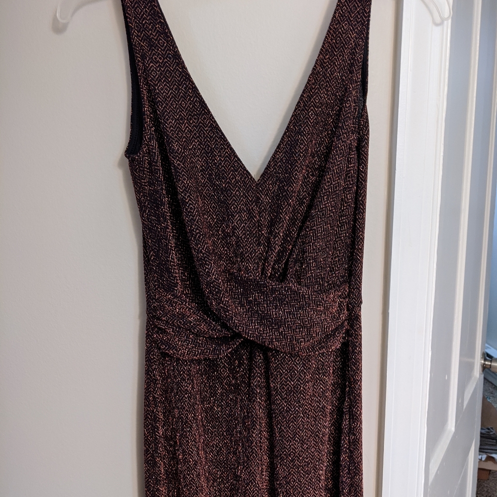 Bronze/Gold Glitter Jumpsuit